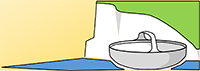 Logo épicerie du panier de l'albâtre